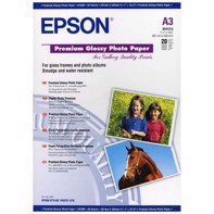 Epson Premium Glossy Photo Paper 255 g, A3 - 20 listů